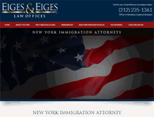 Tablet Screenshot of newyorkimmigrationlaw.com